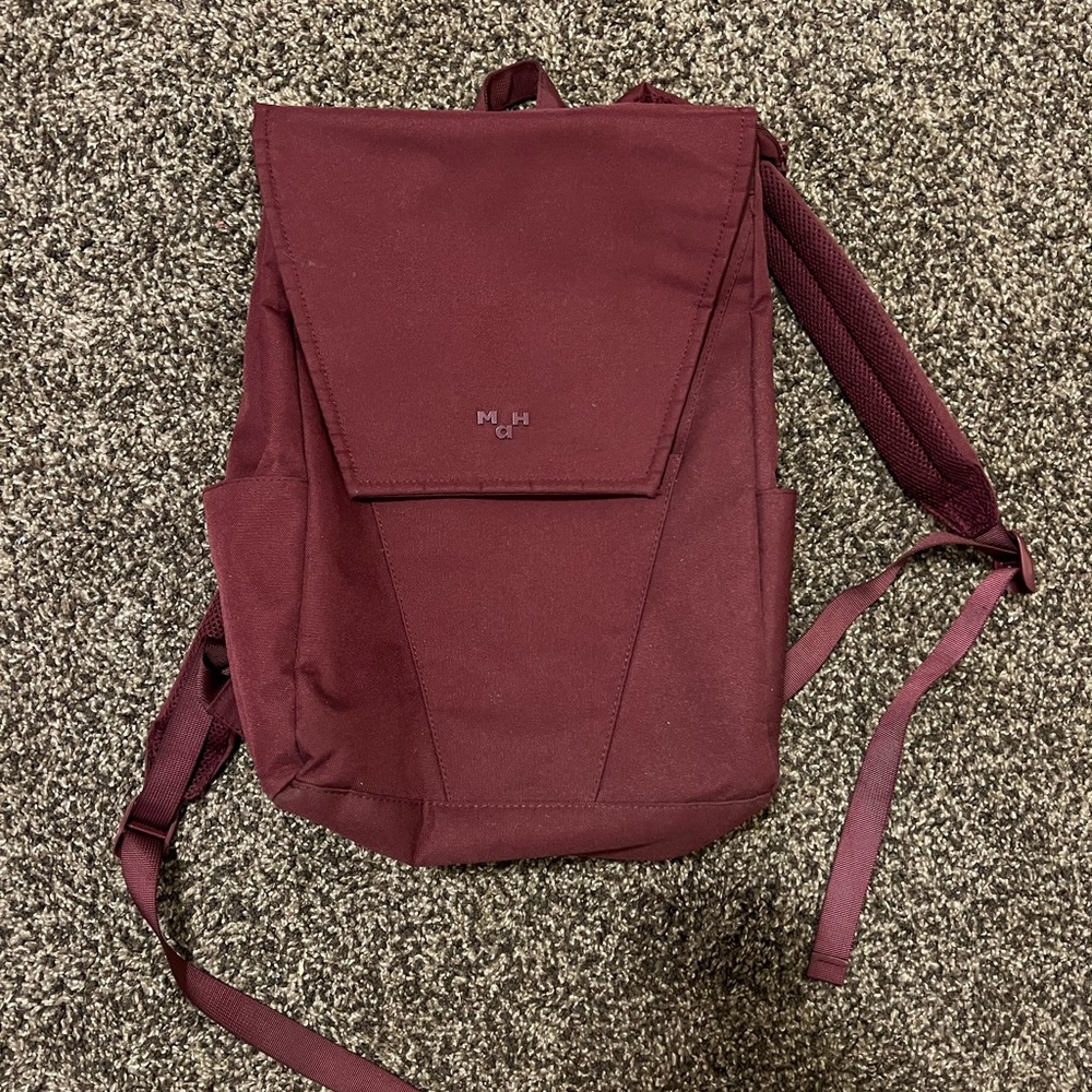 MAH Maroon Backpack - Picture 2 of 5